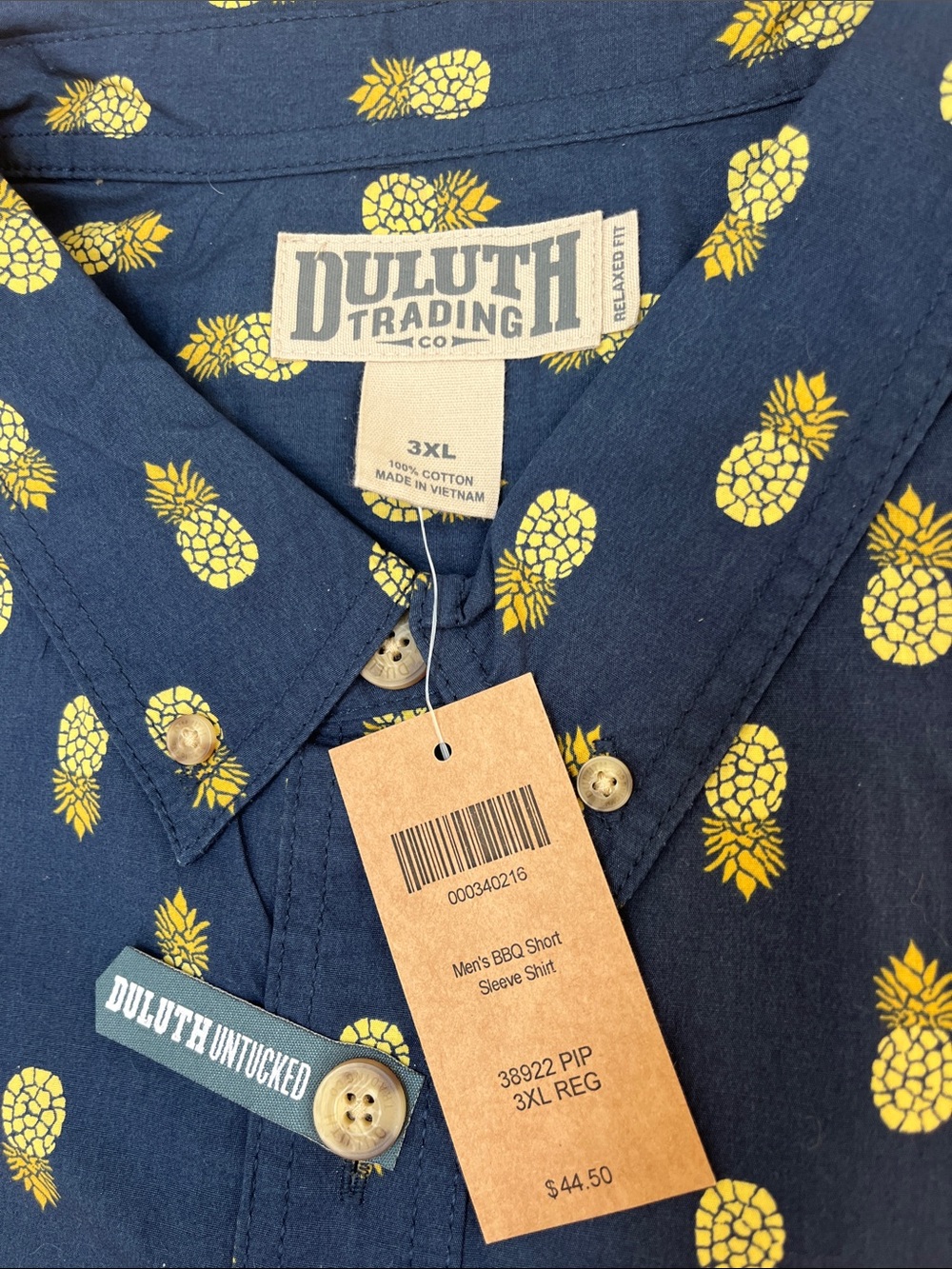 👕 Men’s Duluth Trading Co Short-Sleeve Button-Down Shirt - Picture 2 of 3